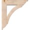 Ekena Millwork Thorton Traditional Smooth Bracket w/ Offset Brace, Douglas Fir, 7 1/2"W x 30"D x 34"H BKT0806X30X34THR01SDF - alternate 2